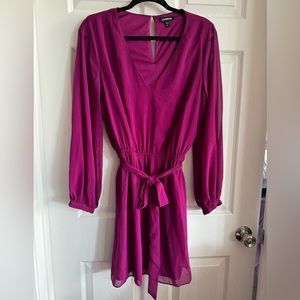 Express long sleeve mini dress
